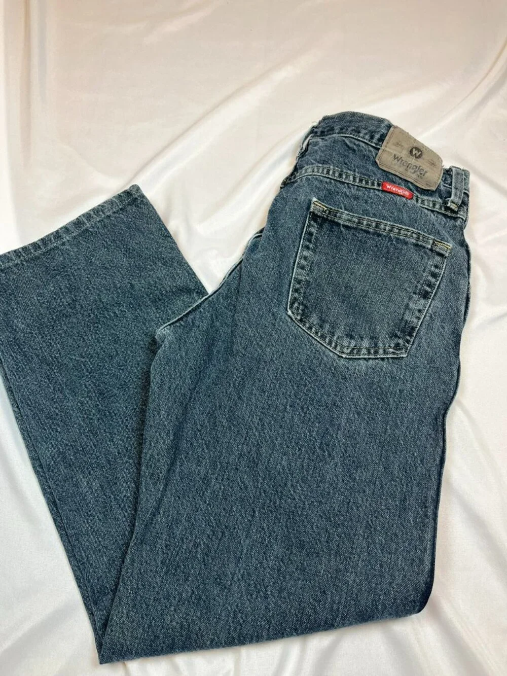 Wrangler 965T1QS Regular Fit Jeans Men's 31x30 Medium Wash Blue Denim Cotton